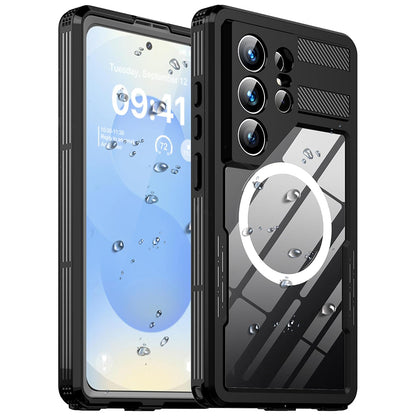 Waterproof Case for Samsung Galaxy S26 Ultra S948, ShellBox, Black