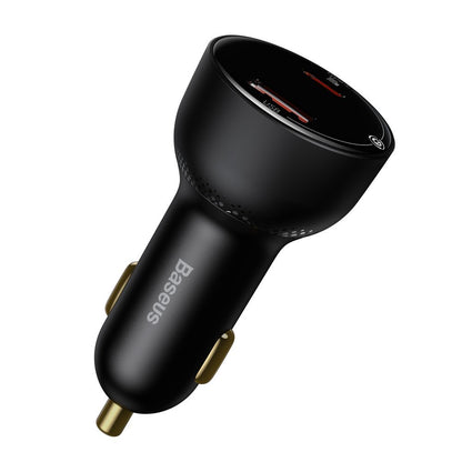 Baseus Superme Car Charger with USB-C Cable, 100W, 5A, 1 x USB-A - 1 x USB-C, Black TZCCZX-01