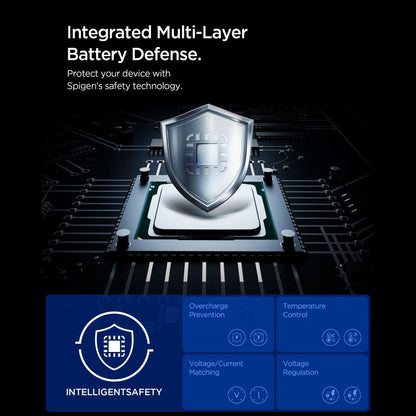 Car Charger with USB-C Cable Spigen EV603BT Essential, 60W, 3A, 1 x USB-A - 1 x USB-C, Black