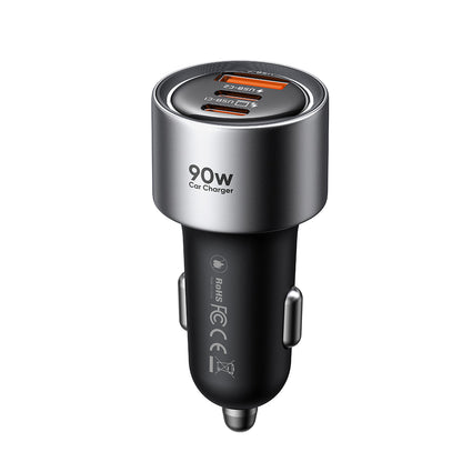 McDodo CC-3110 Gana Car Charger, 90W, 3A, 1 x USB-A - 2 x USB-C, Black