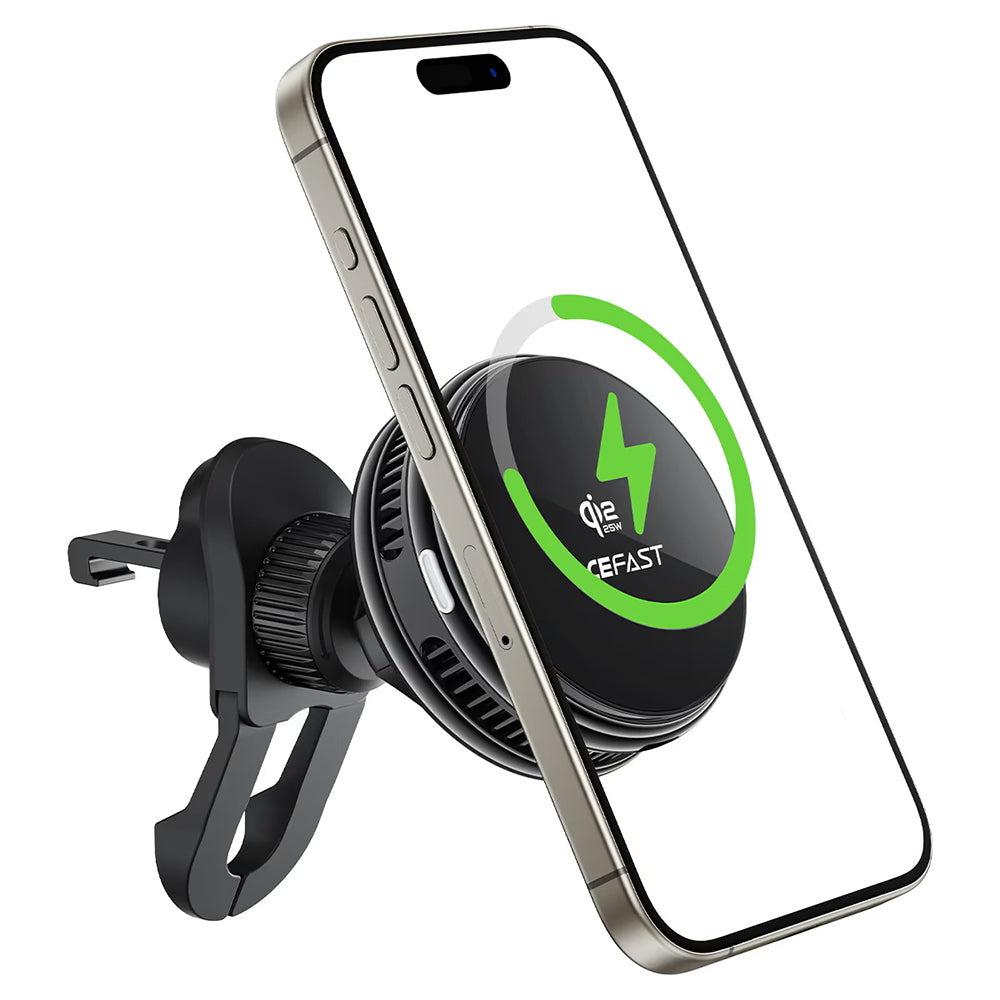 Acefast D66 Wireless Car Charger, 25W, Black