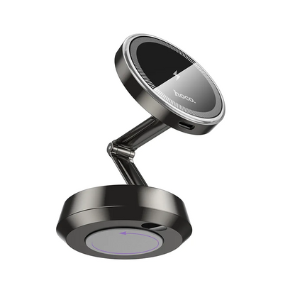 HOCO HW33 Wireless Car Charger, 15W, 1.67A, Grey