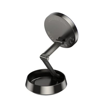 HOCO HW33 Wireless Car Charger, 15W, 1.67A, Grey