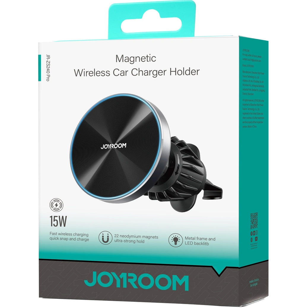 Joyroom JR-ZS240 Pro Wireless Car Charger, 15W, 1.67A, Black
