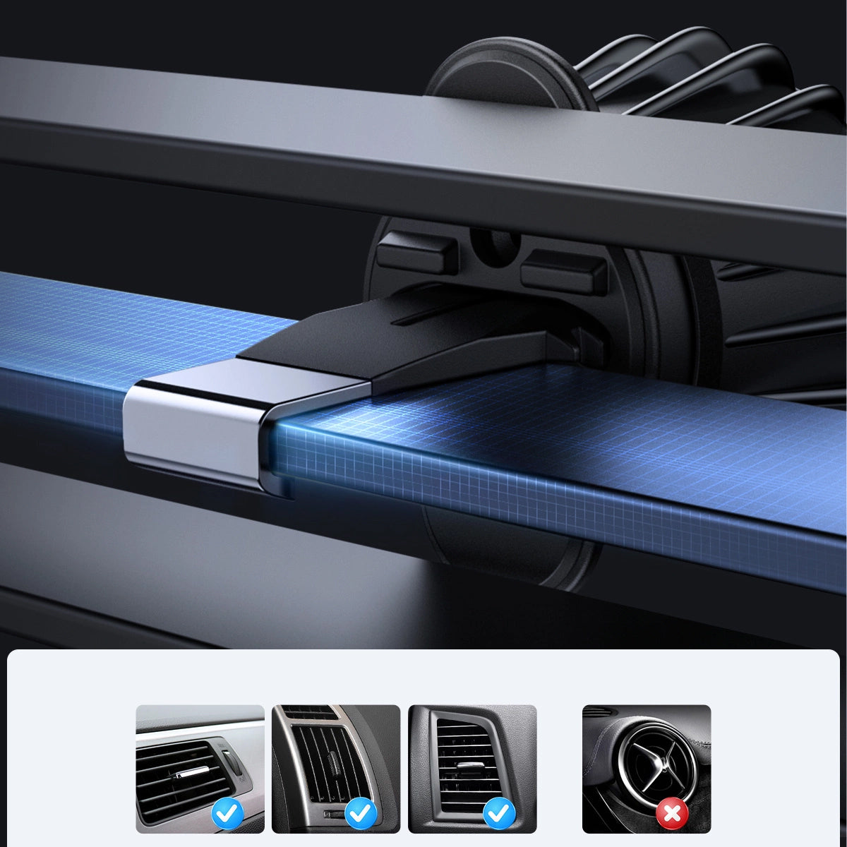 Joyroom JR-ZS240 Pro Wireless Car Charger, 15W, 1.67A, Black