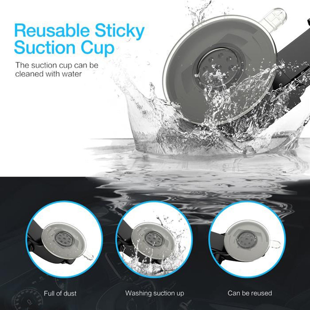 Techsuit CAPD032 Premium Wireless Car Charger, 10W, 1.1A, Black