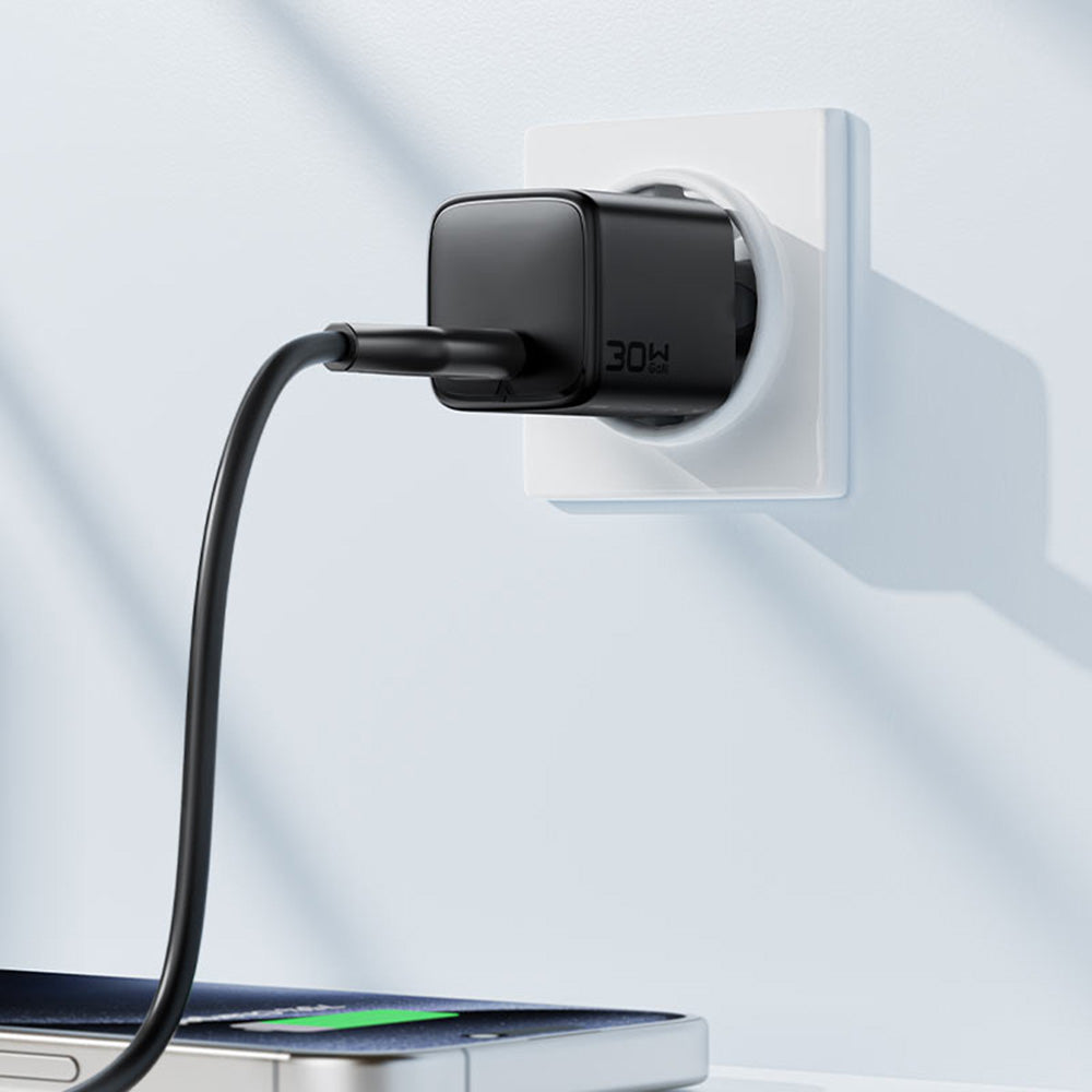 Acefast A118 Network Charger, 30W, 3A, 1 x USB-C, Black