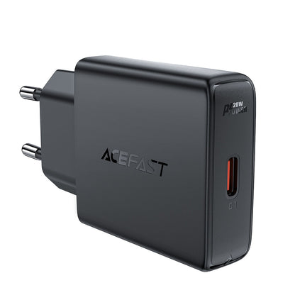 Acefast A65 Network Charger, 20W, 3A, 1 x USB-C, Black
