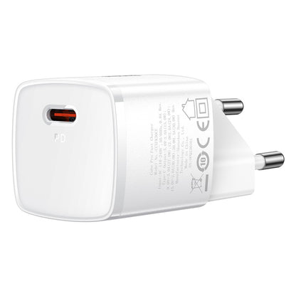 Baseus Cube Pro Network Charger, 30W, 3A, 1 x USB-C, White CCXF000302
