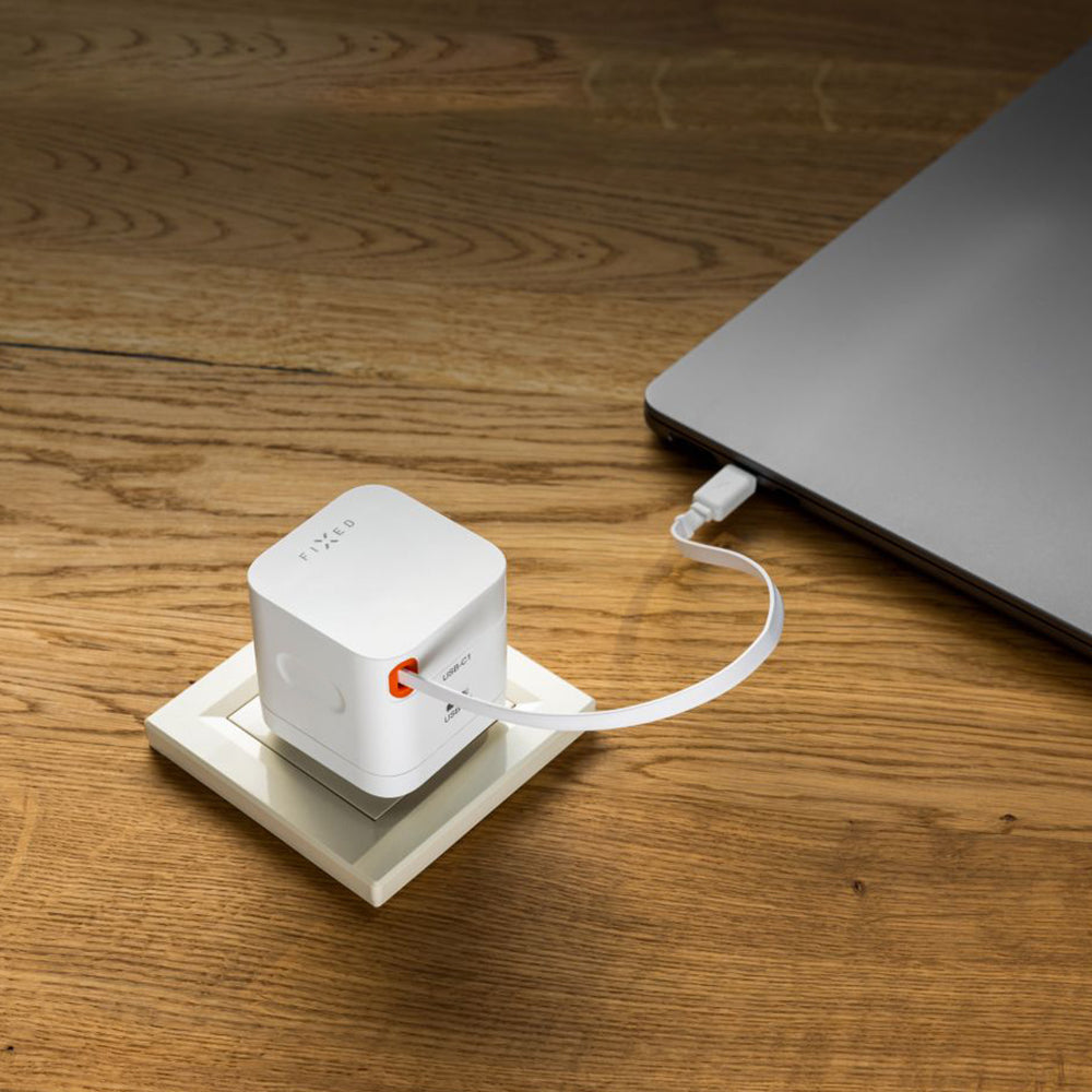 Fixed Network Charger with USB-C Cable, 65W, 3.25A, 1 x USB-C, Black