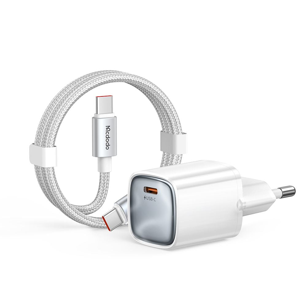 Mcdodo Nano CH-8263 USB-C Cable Wall Charger, 65W, 3.25A, 1 x USB-C, White