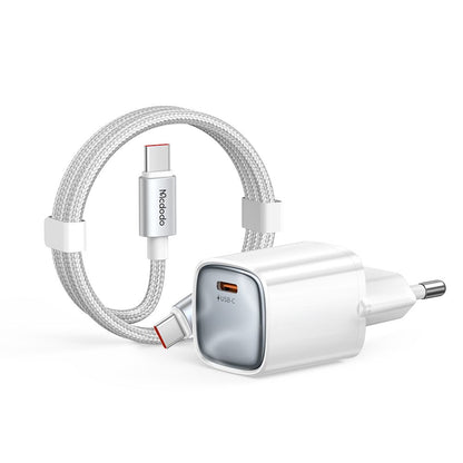 Mcdodo Nano CH-8263 USB-C Cable Wall Charger, 65W, 3.25A, 1 x USB-C, White