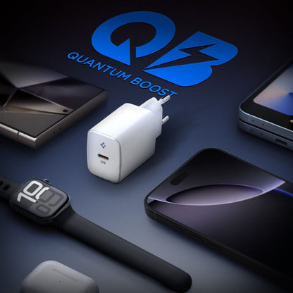 Spigen Essential Network Charger, 20W, 3A, 1 x USB-C, White