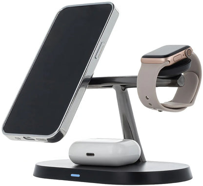 MaXlife MXWC-03 3in1 Wireless Network Charger, 15W, 1.67A, Black