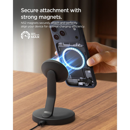 Spigen EF151MS Wireless Network Charger, 15W, 1.67A, Black