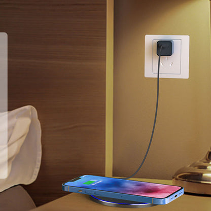 Techsuit CHWR031 Premium Wireless Network Charger, 15W, 1.67A, White