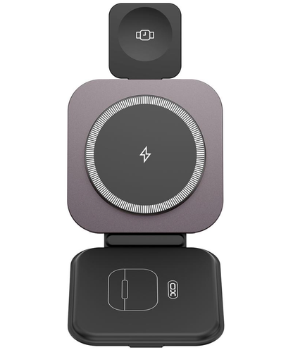 XO Design CX035 3in1 Wireless Network Charger, 15W, 1.67A, Black