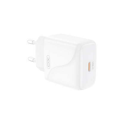 XO Design L141 Network Charger, 20W, 3A, 1 x USB-C, White