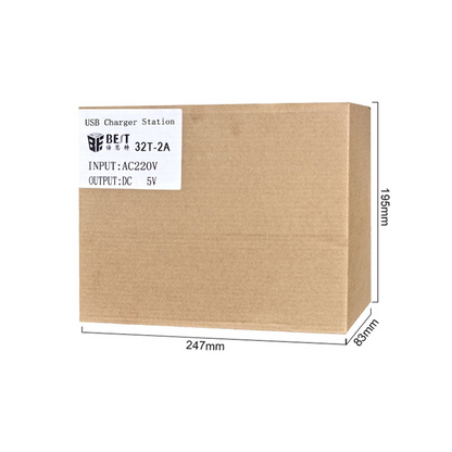Best 32T-2A Station Charger, 2A, 32 x USB-A, White