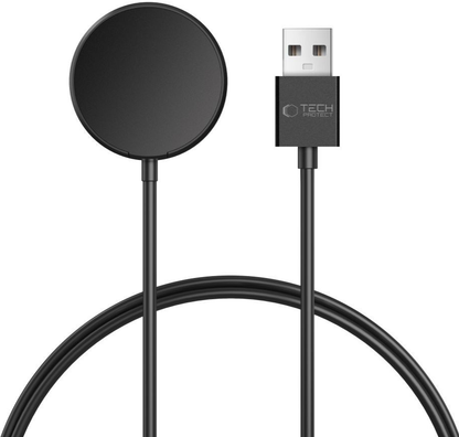 Tech-Protect MC03 Ultraboost Wireless Charger for Samsung Galaxy Watch Series, USB-A, Black