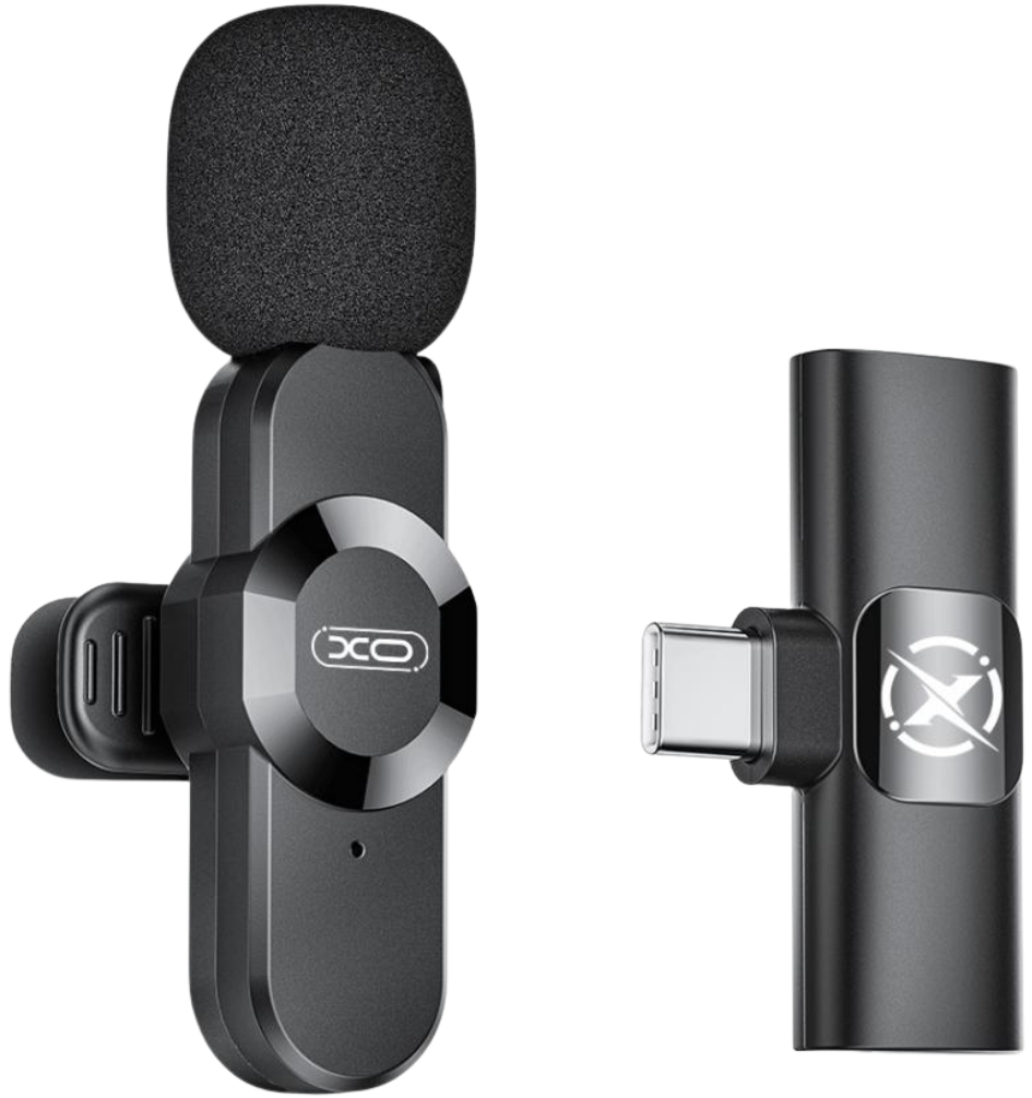 Lavalier XO Design MC13, USB-C / Lightning, Black