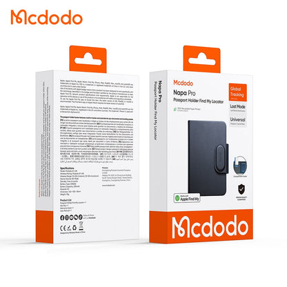 Mcdodo SmartTag Passport Napa Pro AT-4180 for iOS Series, Black
