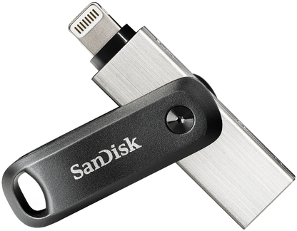 SanDisk iXpand Go External Memory USB-A 3.0 / Lightning, 128Gb SDIX60N-128G-GN6NE