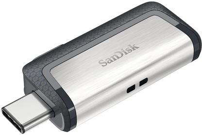 External Memory USB-A 3.1 / USB-C SanDisk Ultra Dual, 128GB SDDDC2-128G-G46
