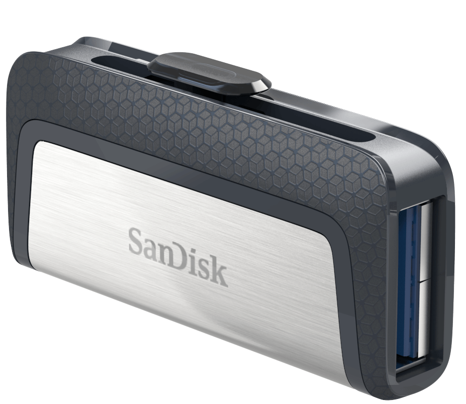 External Memory USB-A 3.1 / USB-C SanDisk Ultra Dual, 128GB SDDDC2-128G-G46