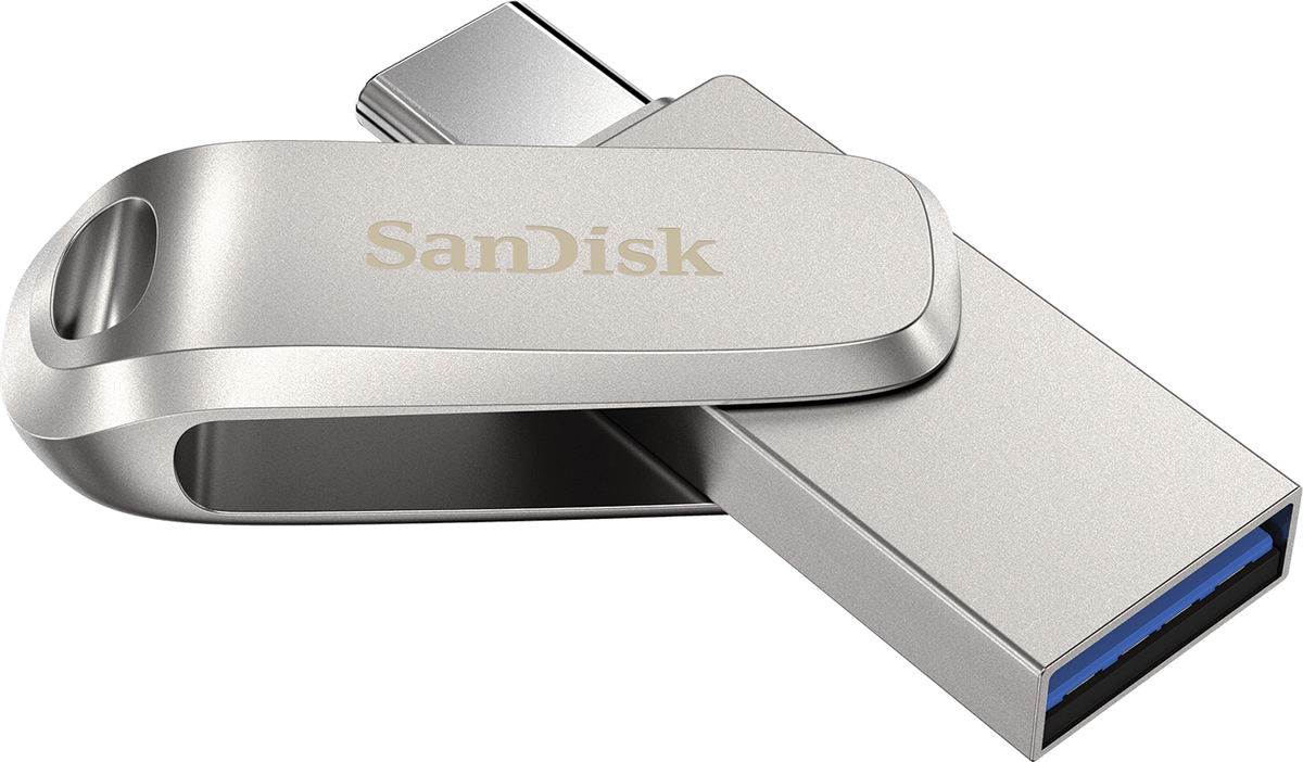 External Memory USB-A 3.2 / USB-C SanDisk Ultra Luxe Dual Drive, 32Gb SDDDC4-032G-G46