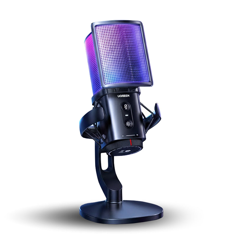 UGREEN CM581 Cardioid Microphone (65629), RGB, USB-C, 1.5m, Black