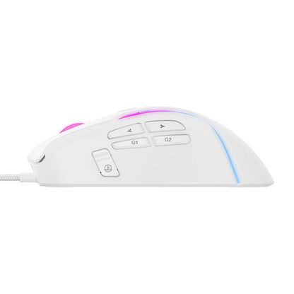 Wired USB Gaming Mouse HAVIT MS1033, RGB, 800DPI - 8000DPI, White