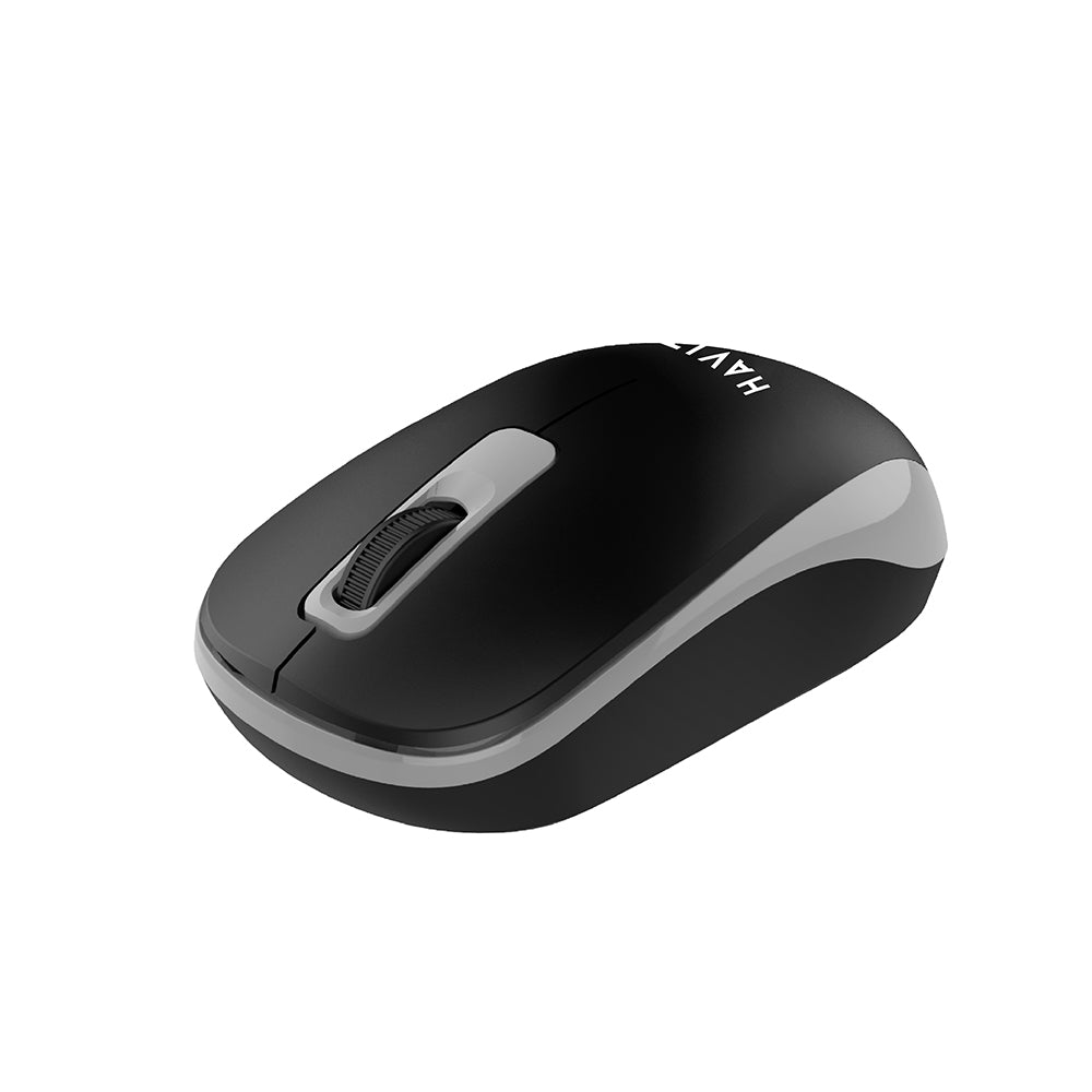 HAVIT MS626GT Wireless Mouse, 1200DPI, Black Grey