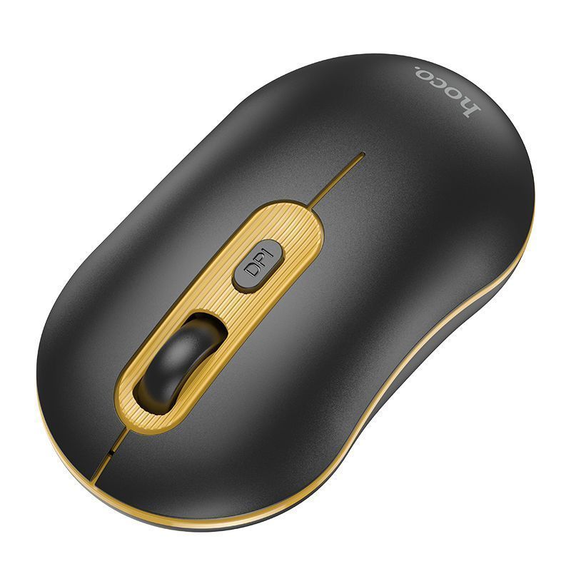 HOCO GM21 Wireless Mouse, 1600DPI, Yellow