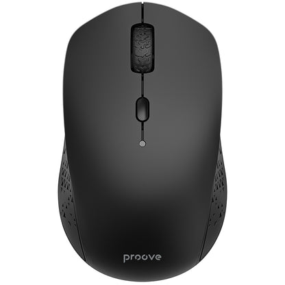 Proove Sweeper Wireless Mouse, 800DPI - 1600DPI, BT / Wi-Fi, Black WMSW00011001