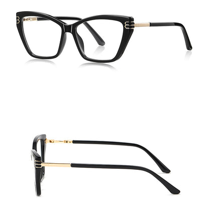 Techsuit 2262 Women's Computer Glasses, Anti-Blue Light, Black