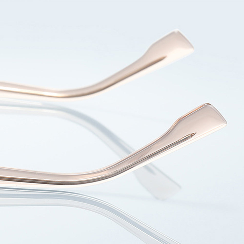 Techsuit 2279 Women's Computer Glasses, Anti-Blue Light, Light Brown