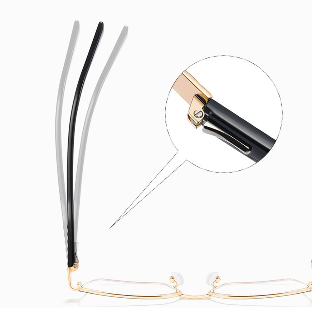 Techsuit 3169 Women's Computer Glasses, Anti-Blue Light, Brown