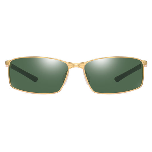 Men's Techsuit 559 Sunglasses, Polarized, UV Protection, Gold Green