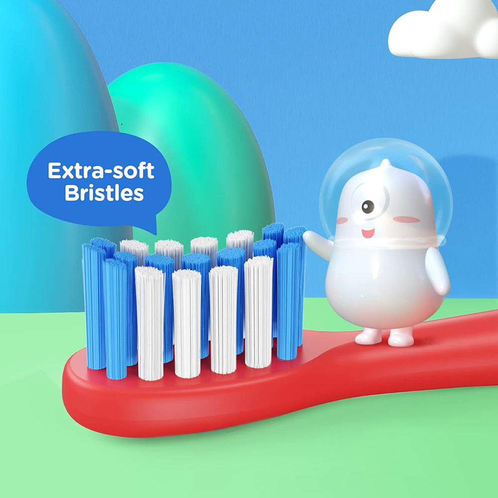 Bitvae BVK7S Kids Electric Toothbrush, Blue Red