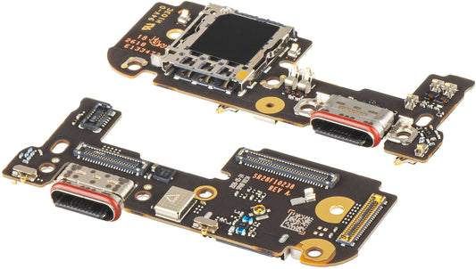 Charging Connector Board - Microphone - SIM Reader Module Motorola Edge 70 Max, Service Pack 5B28C33273