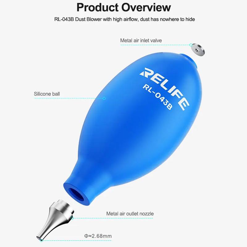 Relife RL-043B Air Blower for Cleaning Electronic Devices
