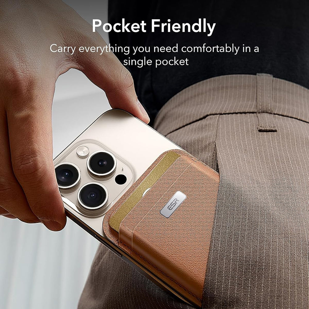 Magsafe Wallet, ESR, Classic Geo, Brown