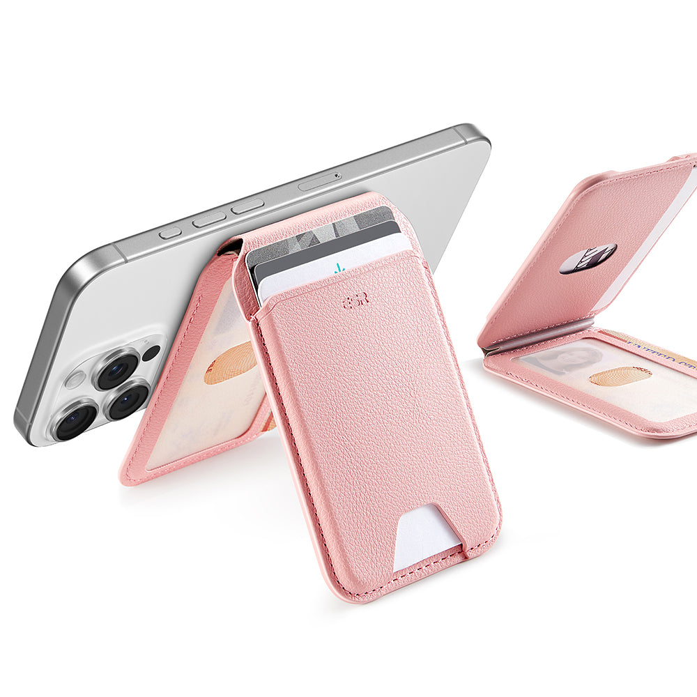 Magsafe Wallet, ESR, Stand, Pink