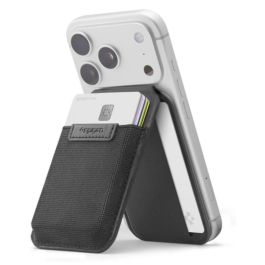 MagSafe Wallet, Spigen, Slim Fold Tripod S314-4, Black AFA11591