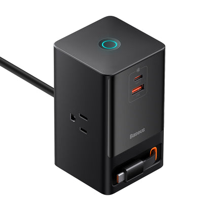 Baseus PowerCombo US Extension, 3 x Sockets, Black PSLR000101