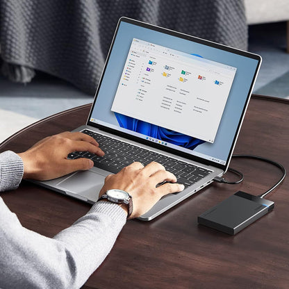 UGREEN US221 Rack (50743) for 2.5inch SATA HDD / SSD, USB-C, Black