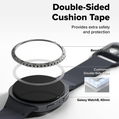Ringke Inner Styling Protection Frame for Samsung Galaxy Watch8 Classic, Black