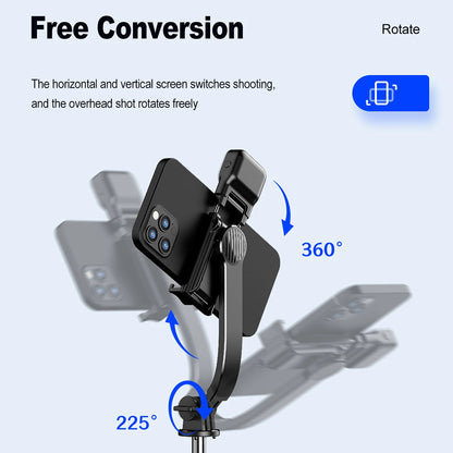 Selfie Stick Bluetooth Techsuit C01s, Universal, Black