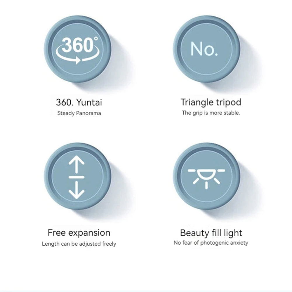 Selfie Stick Bluetooth Techsuit K28, Universal, Black